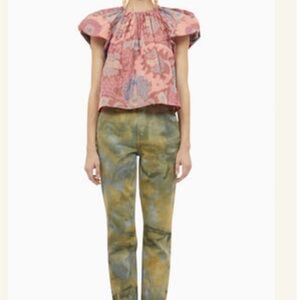 Ulla Johnson Flo Blouse in Passionflower -  Size 6